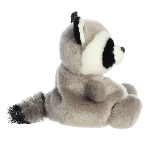 Aurora® Adorable Palm Pals™ Rascal Raccoon™ Stuffed Animal - Fun Collectible Plush for Kids and Adult Collectors - Perfect for Decorating Rooms and Birthday Gifts - Gray 5 Inches by Aurora - Image 4