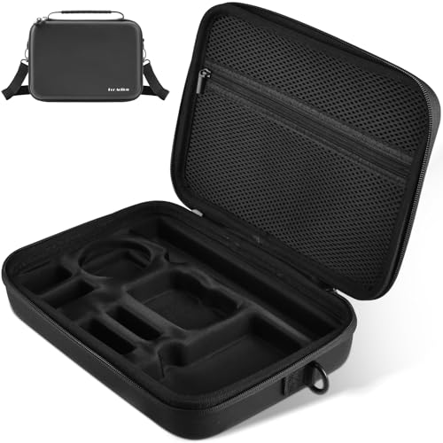 Moorstdel Action 5 Pro Tasche Hülle Wasserdicht Hart Doppellagig Tragetasche tragbare Reisetasche kompatibel für DJI Action 5 Pro/4/3 Adventure Schutztasche für Kamera & Zubehör