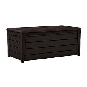 Keter Brightwood Auflagenbox Braun 455 L