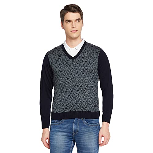Image of Duke Men's Acrylic Blend Casual Sweater