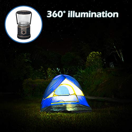 Blazin' Battery LED Rechargeable Lantern | 500 Hour Runtime | Power Bank | Storm Light (600 Lumen, Taupe) - Thumbnail 3
