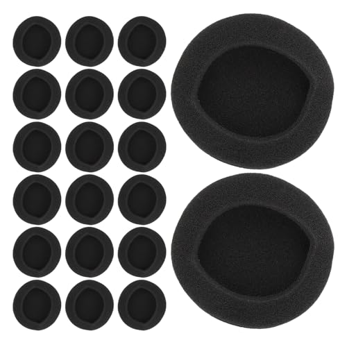 LALAFINA 24 Pezzi Cuscinetti Auricolari in Spugna di Ricambio Morbidi e Resistenti per Cuffie Coperture per Padiglioni Auricolari con Riduzione del Rumore Adatti Vari Modelli di Headset