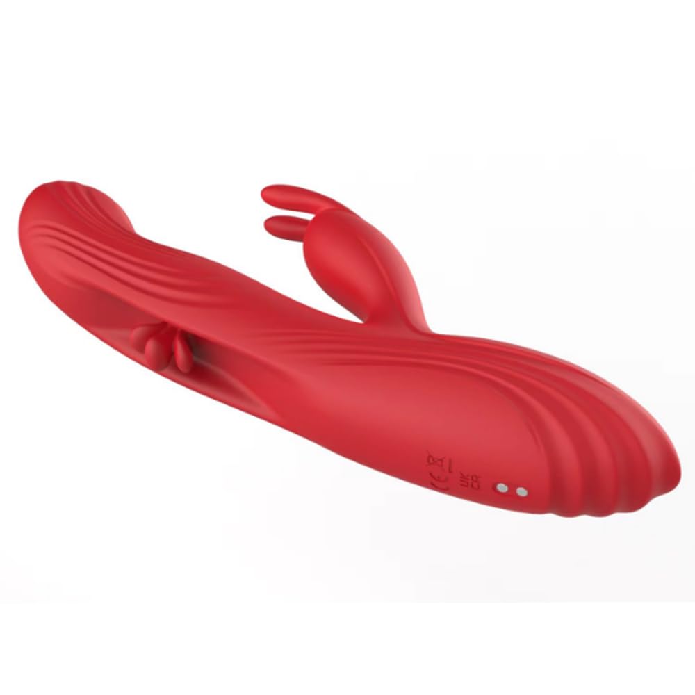 3 in 1 Vibrat0re Point G Rabbit per donne Schermo LCD Vibrat0re Stimolatore clitorideo Dildo realistico Vibrat0re Point G Sex toy per adulti