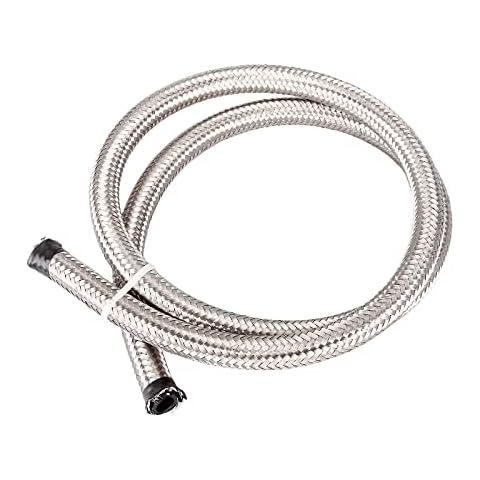 Twilight Garage Universal AN -6 (8mm) 5/16" Stainless Steel Braided Fuel/Oil/Gas Hose Length 1Meter Cover