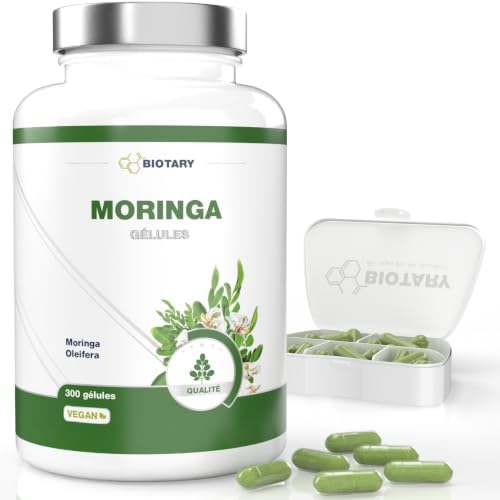 Moringa oleifera 300 gélules 1800 mg par dose journalière forteme...