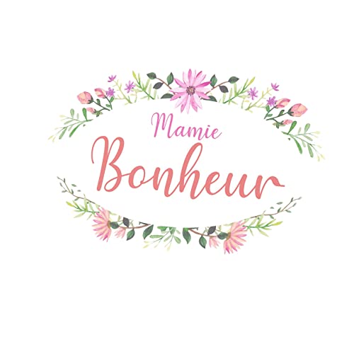 Toile Imprimée Mamie Bonheur pour Décorer un Salon Familial Chaleureux