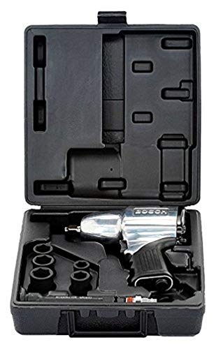 Bosch Professional 1/2" Druckluft Schlagschrauber-Set (Leerlaufdrehzahl 7.000 min-1, max. Drehmoment 310 Nm)