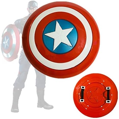 ZKTSRY Captain America Shield , 12 inch Children's Captain America Shield Cosplay Party Props for Kids Boy