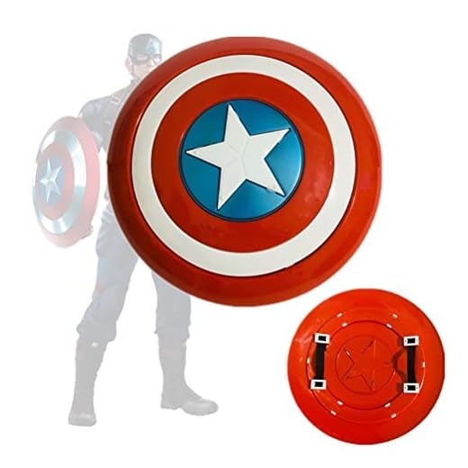 ZKTSRY Captain America Shield für Kinder, 30,5 cm, Avengers Capt A Shield Replica Cosplay Requisiten
