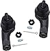 Detroit Axle - Front 3pc Rack and Pinion Kit for 08-11 Ford Focus, 1 Power Steering Rack and Pinion Assembly 2 Outer Tie Rod Ends 2008 2009 2010 2011 Replacement
