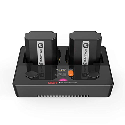 ISDT NP2 - Caricabatteria per fotocamera NP-FZ100