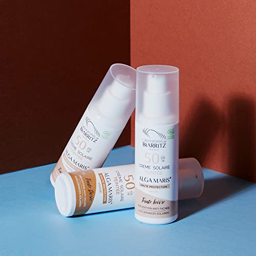 Alga Maris - Crème Solaire Visage Teintée Spf50 Beige Laboratoire de Biarritz – Ansicht 4