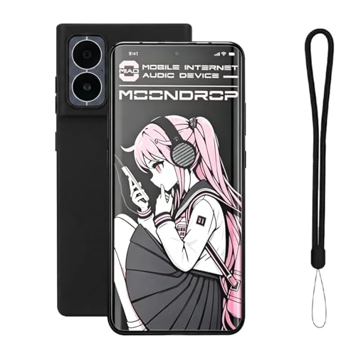 For vaele �P�[�X Moondrop MIAD 01 �P�[�X �yvaele�z���� TPU�f�� �y�� ���^ �ϏՌ� �w��h�~ ���ϖh�~ �����h�~ �S�ʕی� �i�u���b�N�j