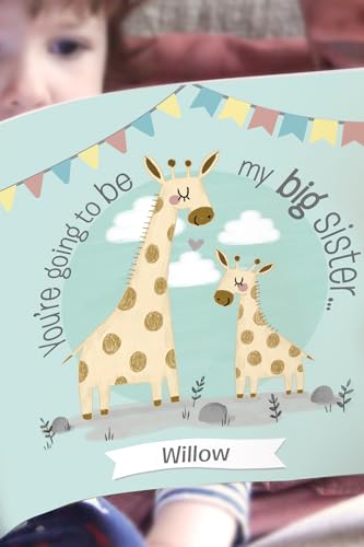 Custom Personalised Big Sister Story Book. Ideal for new baby's arrival