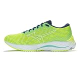 Mizuno Damen Wave Rider 26 Traillaufschuhe, Neolime White Oceanwave, 39 EU