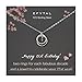EFYTAL 21st Birthday Gifts for Her, Sterling Silver 21 Year Old Necklace Gift for Women, Best Friend or Daughter