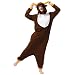 Katara 1744 (30+ Designs) Rentier-Kostüm Rudi, Unisex Onesie/ Pyjama-Qualität für Erwachsene & Teenager
