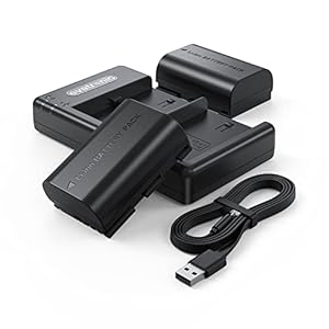 LP-E6 LP-E6N Kamera Akkus, Evatronic 2er Pack 2040mAh Kamera Ladegerät Set, Dual Slot Kompatibel für Canon EOS 90D 80D 70D 5D Mark II III IV 5DS 5DS R R5 6D 60D 6D Mark II 7D 7D II XC10 XC15