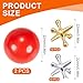 WUSJCOF 2 Sets Retro Metal Jacks und Ball Game,Klassisches Jackspiel,Party Favor Game-Preise für Kinder und Erwachsene（22 Stück）