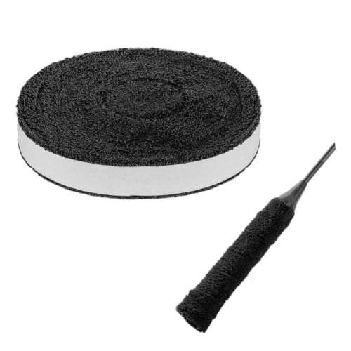Ibluelover 16.4 Ft Badminton Tennis Towel Grip Tape Non Slip Racquet Handle Wrap Absorbent Racket Overgrip Roll Tennis Racket Sweatband for Outdoors