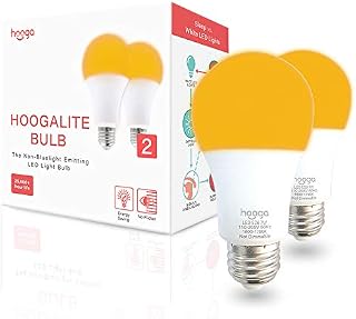 Sleep Light Bulb, Blue Light Blocking Amber Night Light. 1600K Sleep Aid Emits