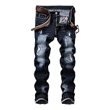 Comoda esperienza d'uso, i jeans sono realizzati in tessuto di cotone di alta qualità, elastico e traspirante, resistente all'usura e durevole, e il tessuto è liscio, morbido e delicato sulla pelle.