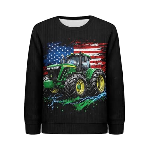 HUIACONG Sweatshirt Kids Long Sleeve Shirts for Boys Girls Hoodies