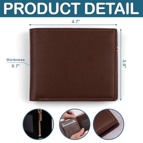 DOPTIKA I Hope When You Use This Wallet It Reminds You How Much I Love You, Custom Billfold Wallet For Men, Fathers Day Birthday Gifts For Daddy, Best Grandpa Gift, Dad Gifts From Daughter, Son4