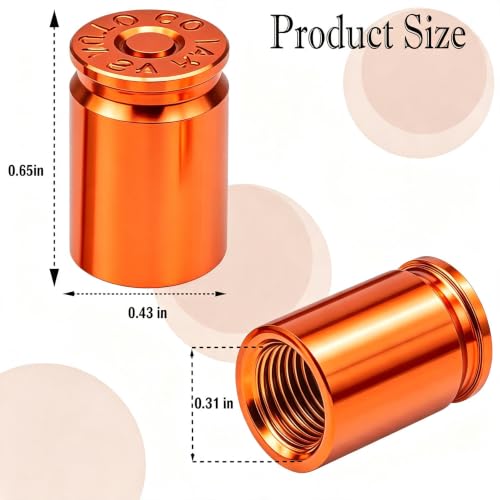 MEAJOO Bullet Shell Valve Caps