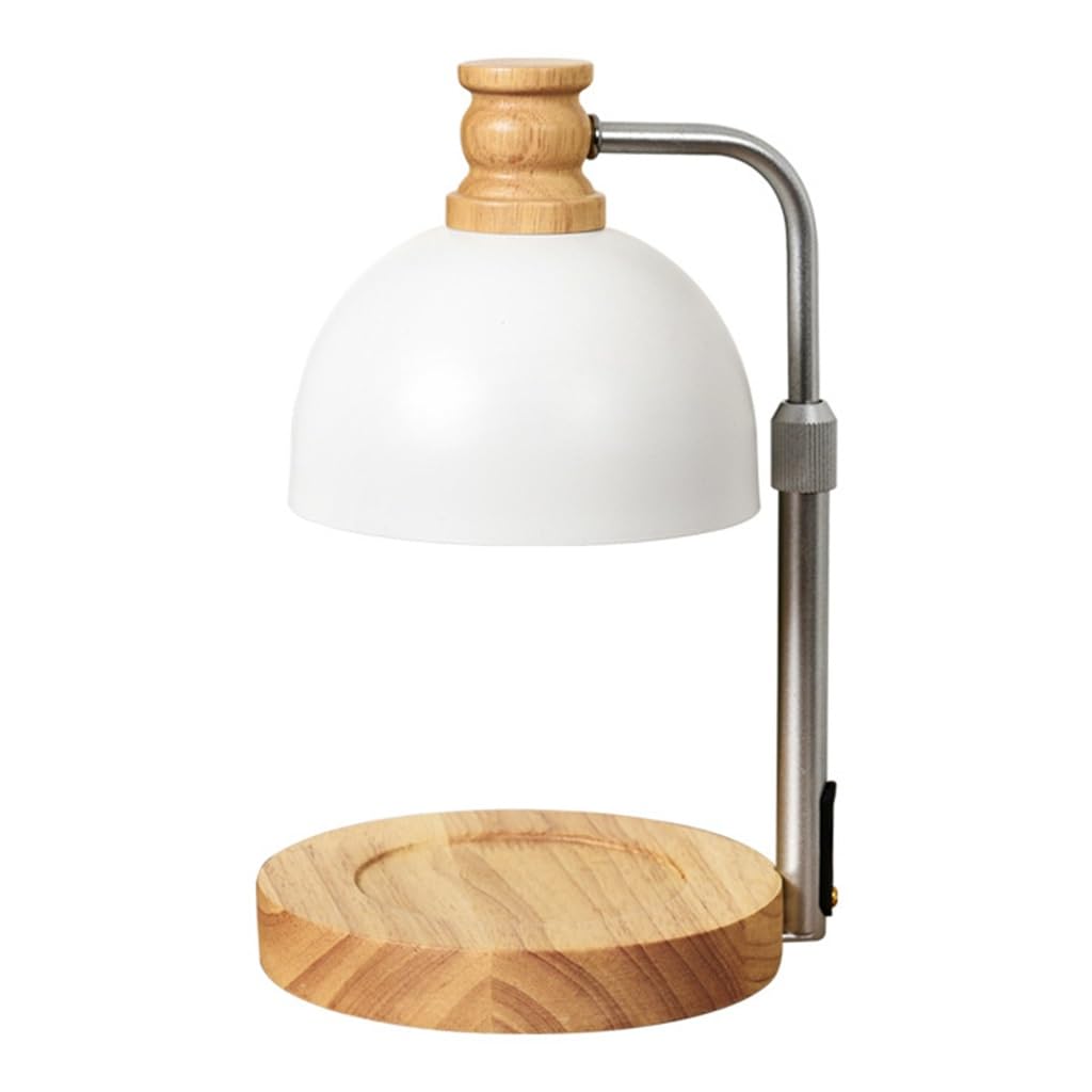 candele, lampade calde, Lampada scaldacandele dimmerabile con timer, scaldacandele regolabile in altezza con 2 lampadine, lampada a candela for candele in barattolo, scaldacandele elettrico for decora