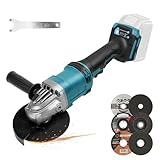 Performance supérieure : cette meuleuse d'angle électrique est un outil polyvalent qui excelle dans diverses applications. Avec un diamètre de disque de 125 mm, un niveau de 4 vitesses, une vitesse de fonctionnement de 10 000 tr/min, un filetage de broche M14, il offre un travail flexible et sans fil