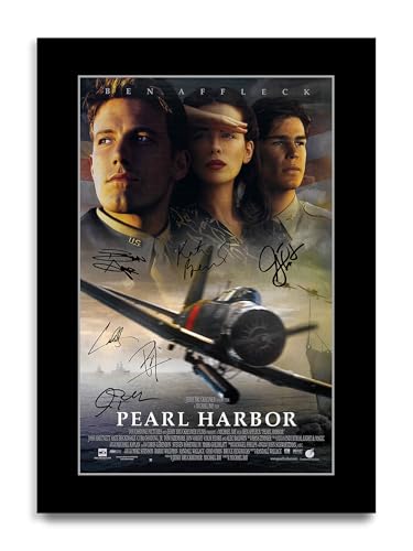 HWC Trading Pearl Harbor Cadeaux imprimés affiche photo autographe signée pour les fans de cinéma (ID-003556) - A4 Impression Uniquement