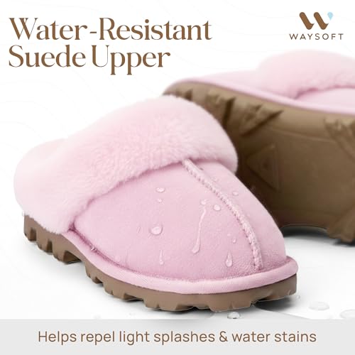 Image of WaySoft Women's 100% Genuine Australian Sheepskin Scuff Slippers