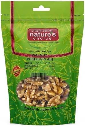 Natures Choice Walnut Peeled/plain, 200 gm