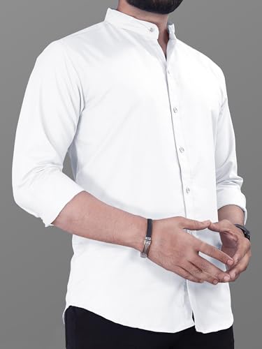 Image of Noble Monk Men's Pure Cotton Regular Fit Formal Shirt |Full Sleeve Men's Shirt