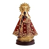 Inmaculada Romero IR Virgen de Guadalupe Figura Religiosa de 15 cm. patrona de Extremadura y Latinoamérica Imagen Resina