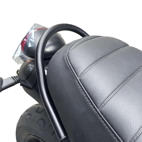 Porte bagages moto robuste avec poignées de maintien intégrées