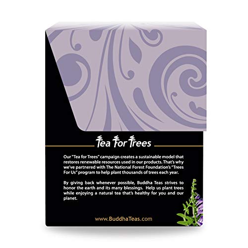 Buddha Teas Organic Skullcap Tea - Ou Kosher, Usda Organic, Ccof Organic, 18 Bleach-Free Tea Bags #TOP3