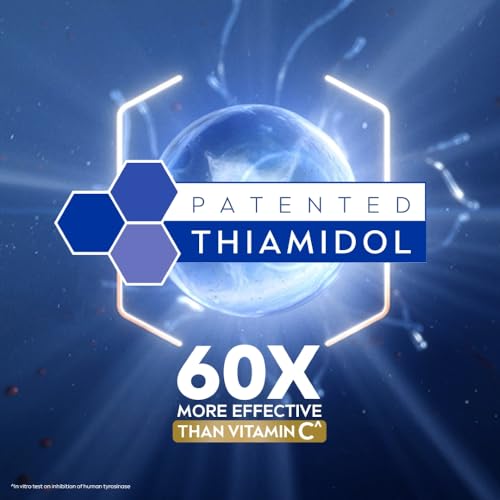 Image of NIVEA Luminous Even Glow Oil Control and Brightening Face Serum with Thiamidol (60X more effective than Vitamin C), Salicylic Acid, Hyaluronic Acid, Green Tree extracts for Dark Spots Reduction & Hydration| For Men and Women | All Skin Types 40ml