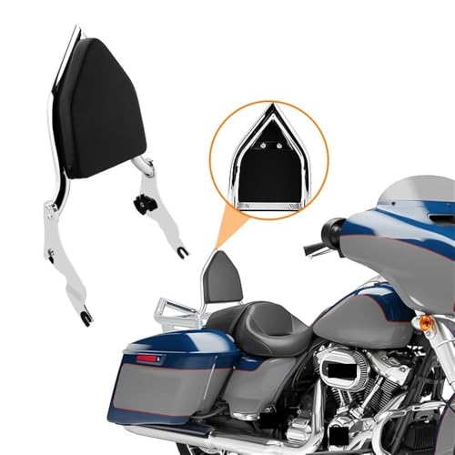 Dossier Passager Moto détachable 14'' pour modèles Touring 2009-up - 2