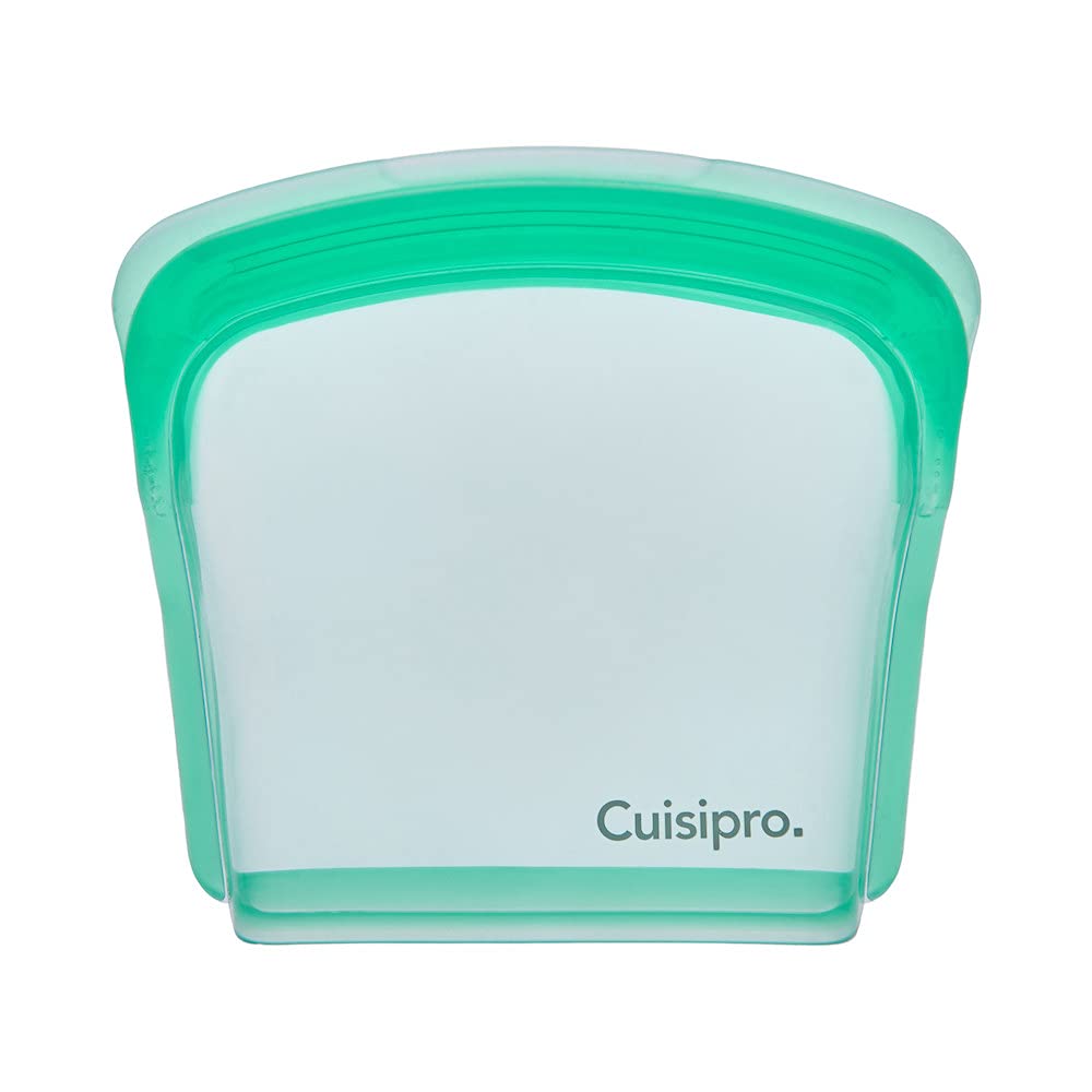 Cuisipro Silicone Reusable Leakproof Bag, 200ml/6.75oz, Green