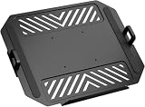 THERAK Adjustable Laptop Tray for Monitor Arm - VESA Laptop Mount Tray Holder 11"-18",Ventilated Steel Notebook Holder for Monitor Stands,VESA 75x75/100x100 Office/Studio/Gaming