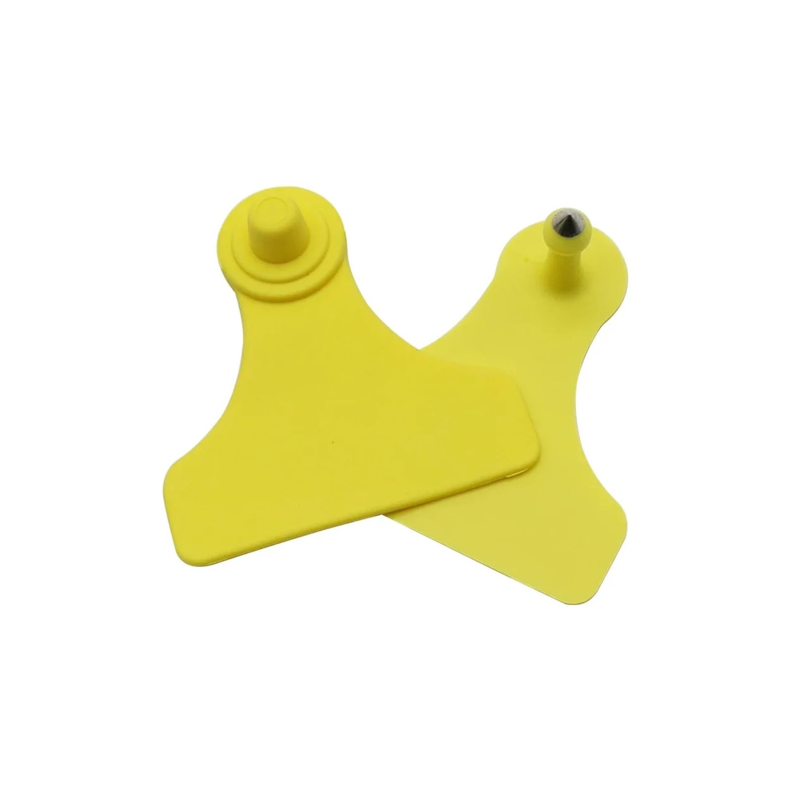 50/100 set 60 x 58 mm maiale scrofa bestiame TPU orecchio piastra senza parole double face marcatore vuoto etichetta numero personalizzato fattoria identificazione animali (100 sets)