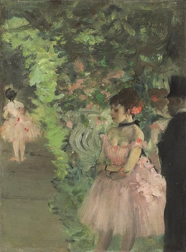 Affiche Edgar Degas danseurs backstage pour déco bureau et salon 60x90