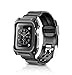 Apple Watch Case, SailFar Full Body Rugged Protective Case with Silicone band Sports Bracelet Strap Replacement Wristband/Watch Bands for Apple Watch iWatch Series 1 Series 2 (38mm,Black)