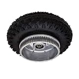 MFMEXUL Elektrisches Skateboard Rad Elektroskateboard Rad Ersatzteil Gummirad Zahnrad Aluminiumlegierung Ersatz für Longboard Roller Board Outdoor 200x50mm