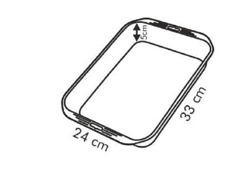 Forever Crystal Tescoma Saphir 33 x 24 cm Deep Bake and Roast Pan