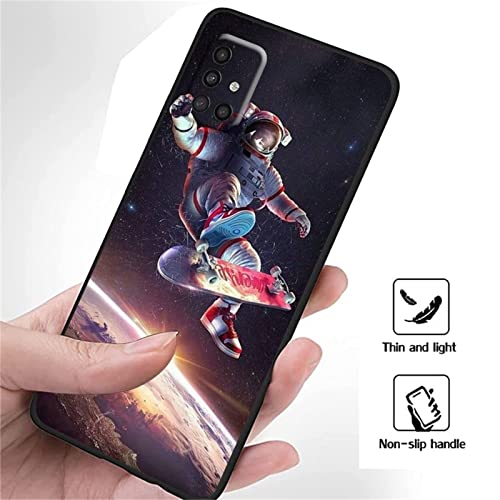 Papyrifer For Samsung Galaxy A51 4G Astronaut Case,Space Astronaut Planet Spacemen Cool For Samsung Case Samsung Galaxy A51 4G 6.5 Inch 2020 #TOP5