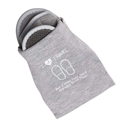 PretyzOOM 1 par de chinelos de viagem portáteis com bico aberto para spa, hotel, quarto de hóspedes,