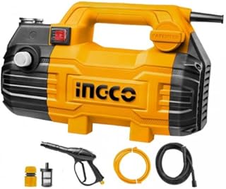 INGCO High Pressure Washer HPWR15028,1500W|100% Pure Copper Motor|Pressure-135 Bar, Max Flow-420 l/h, 8M High Pressure Hos...